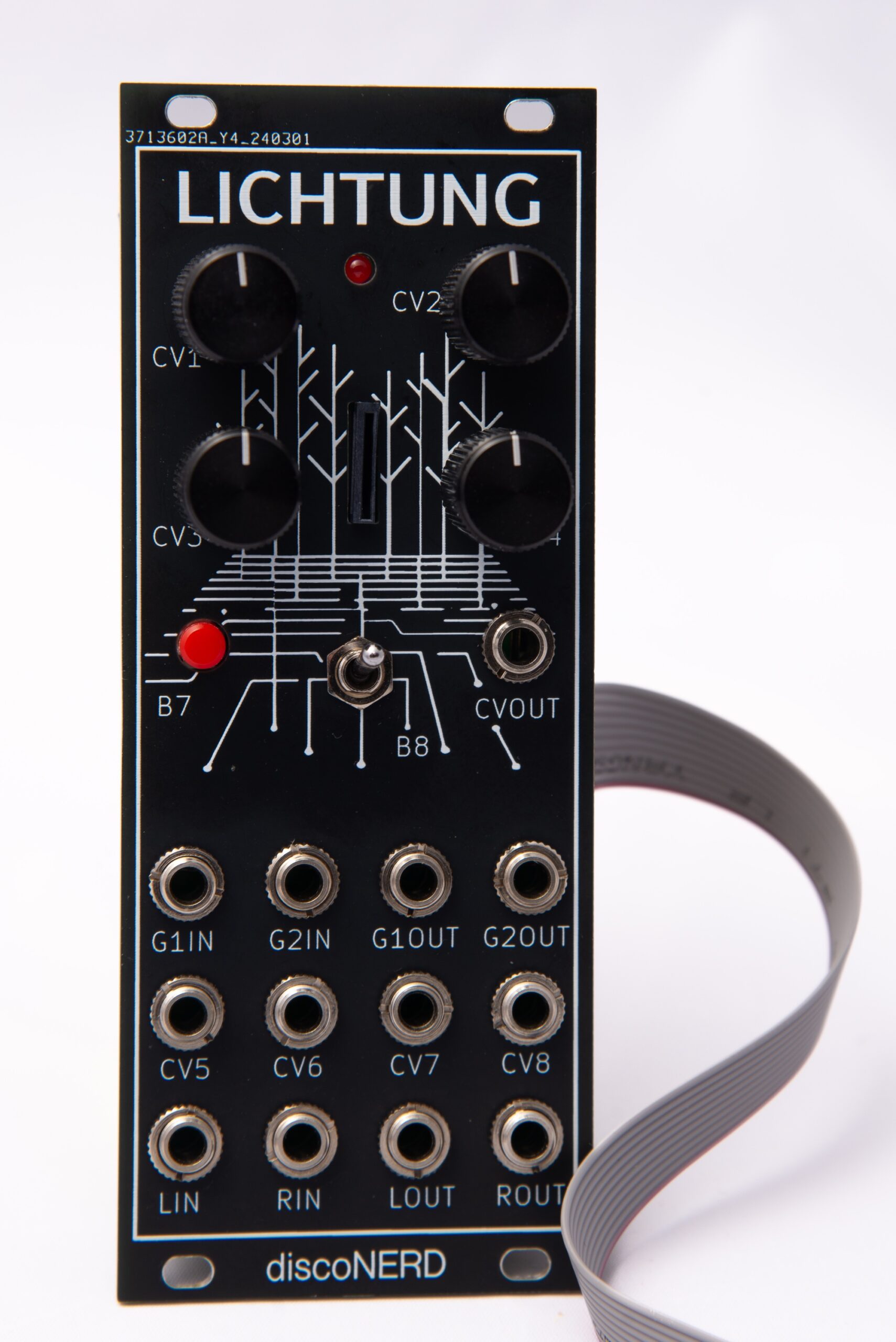 Front view of 10HP Lichtung module.